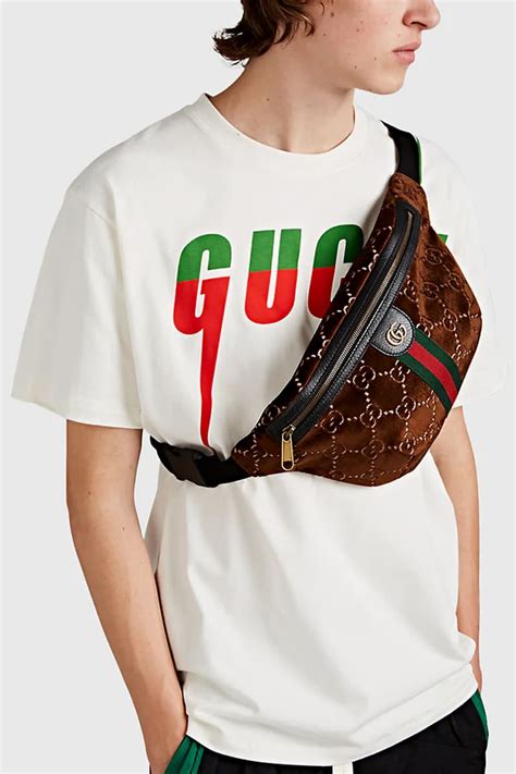 gucci velvet belt bag|Gucci gg belt bag price.